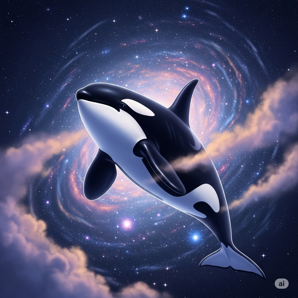 Sonhar com baleia orca