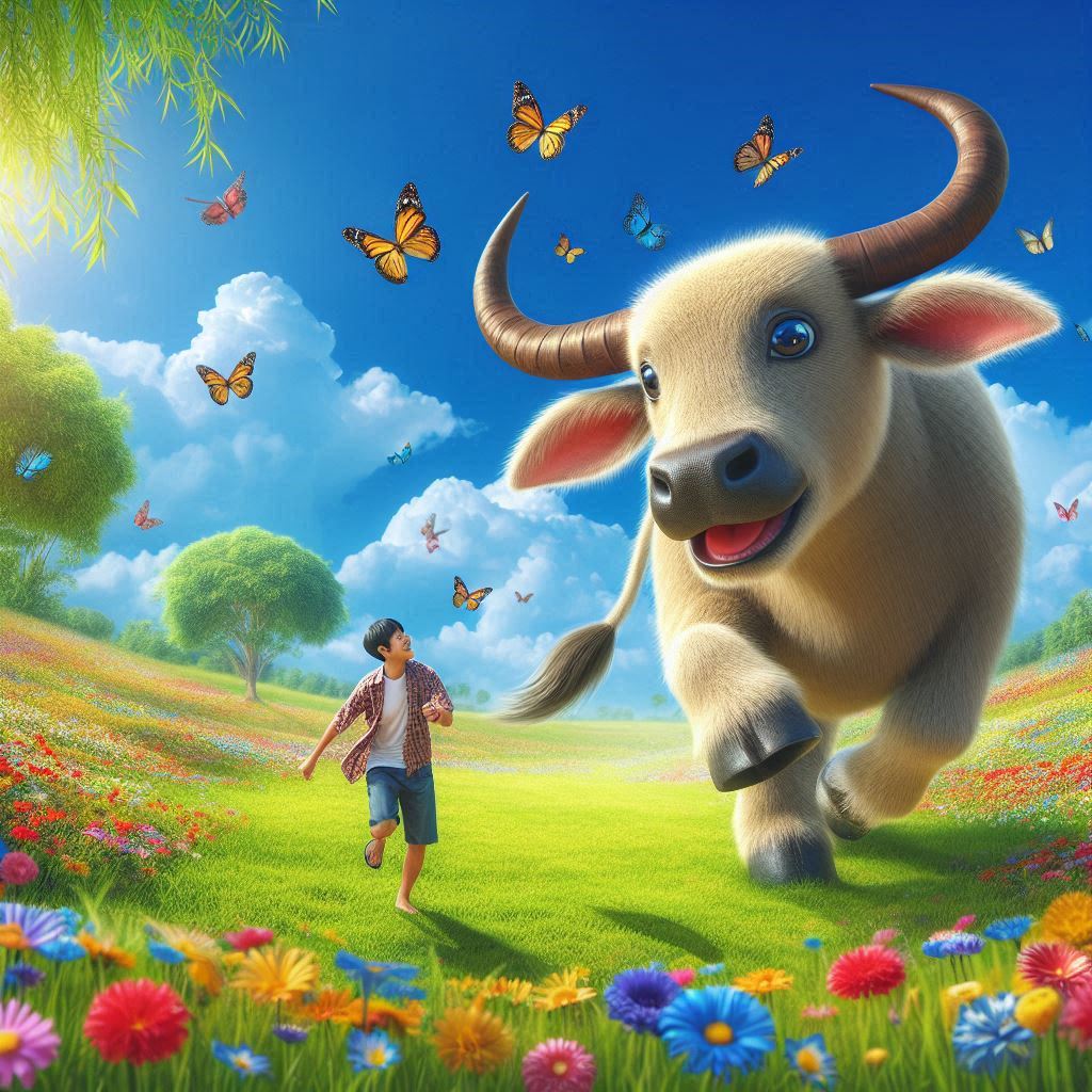 Sonhar com boi correndo atrás de mim