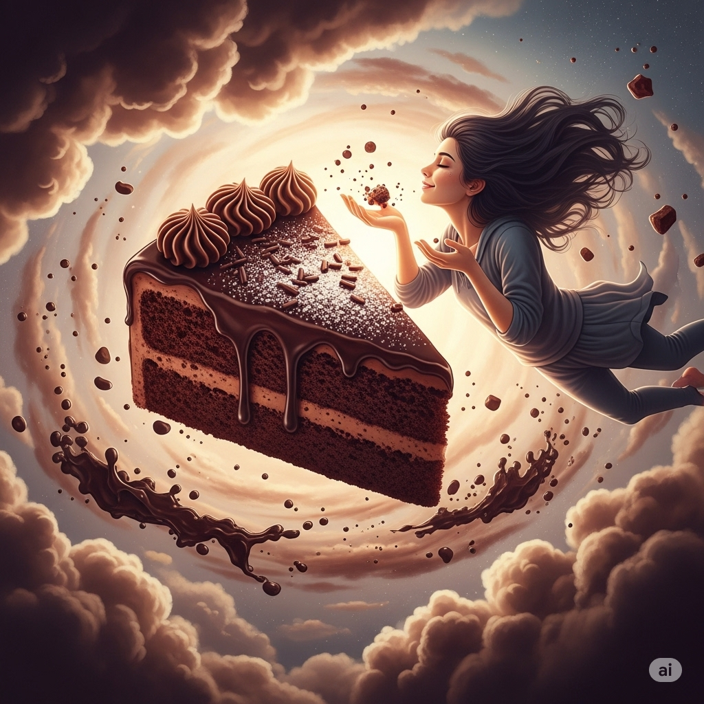 Sonhar com bolo de chocolate