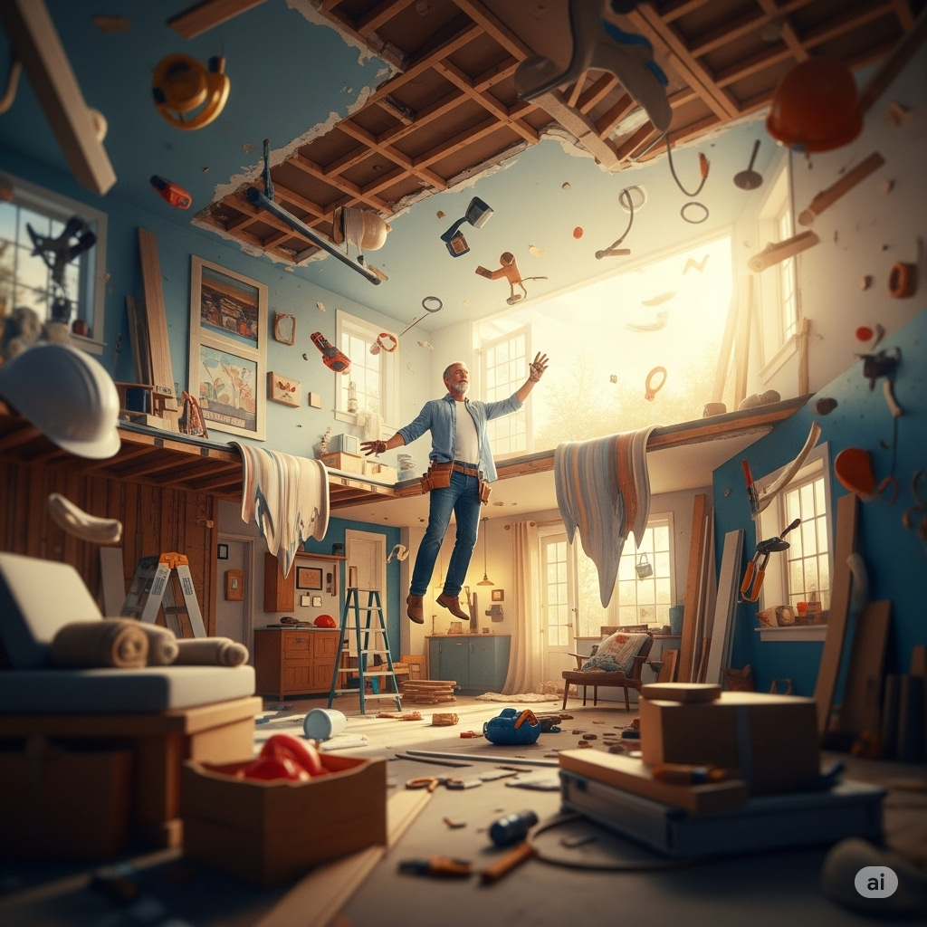 Sonhar com reforma de casa