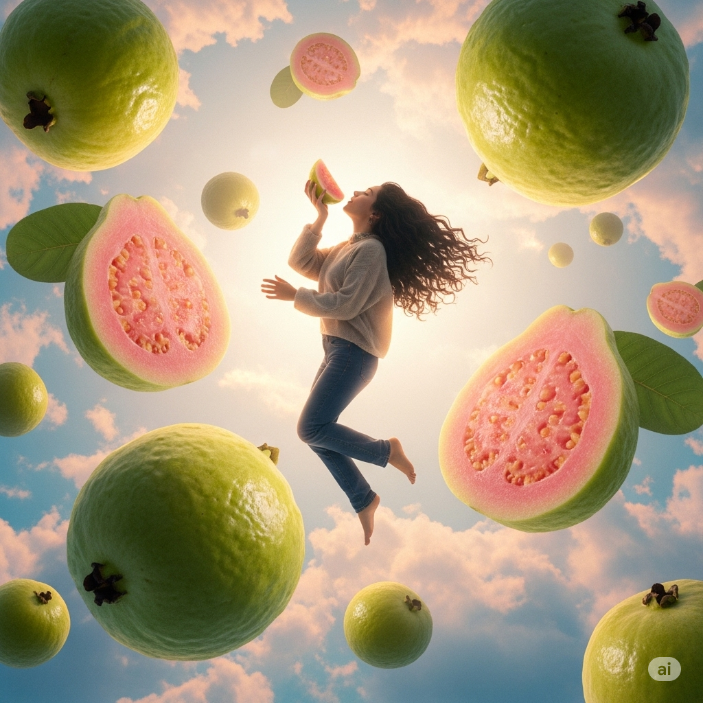 Sonhar comendo goiaba