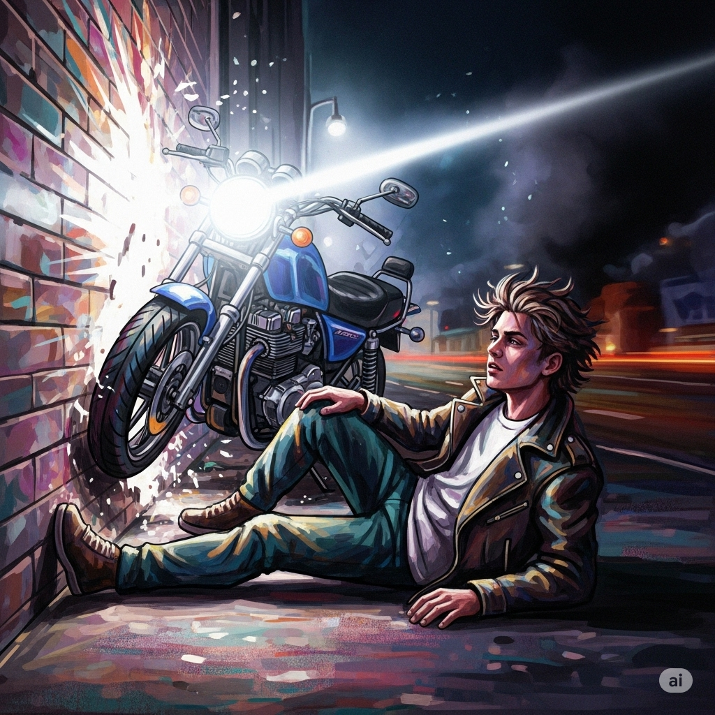 Sonhar com acidente de moto