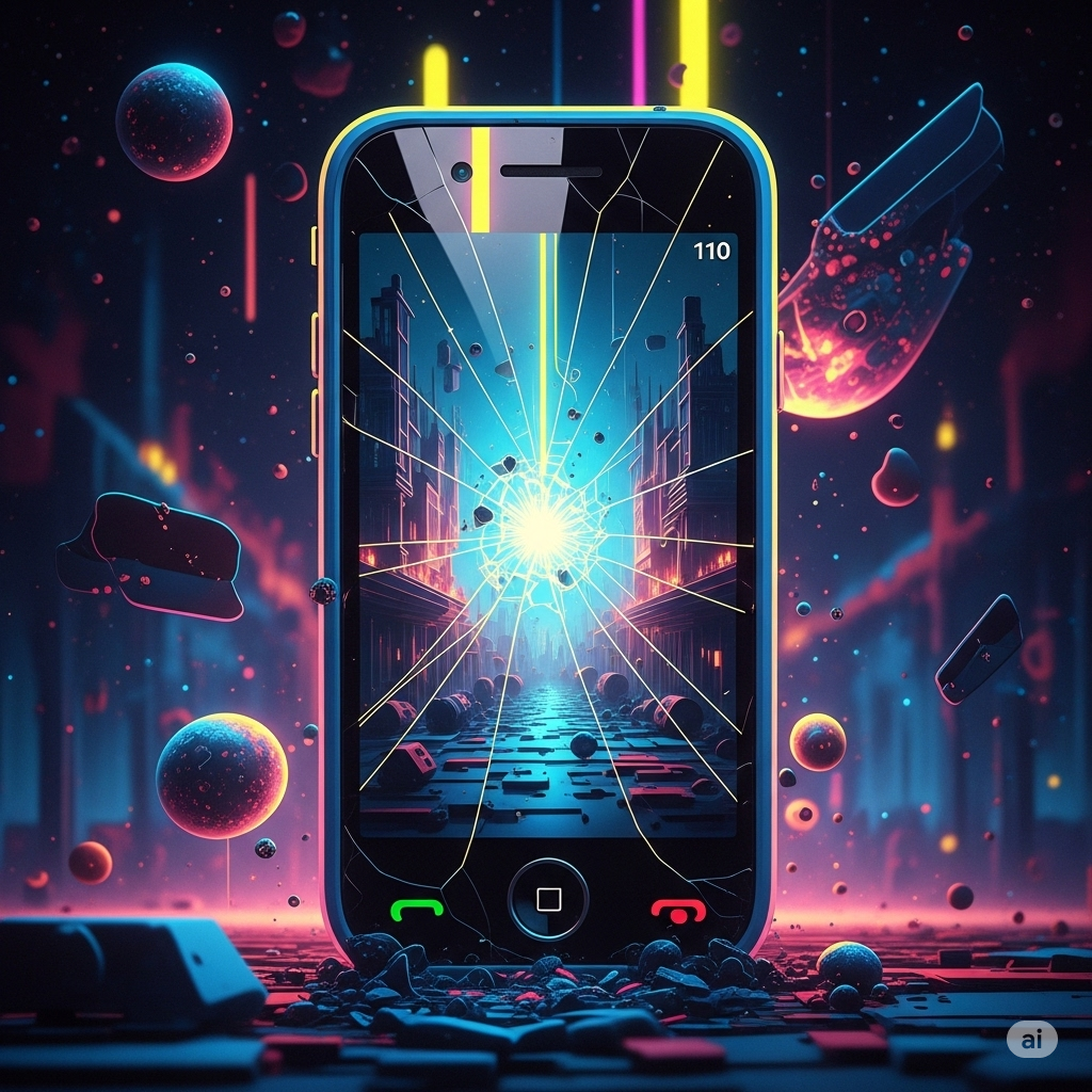 Sonhar com celular quebrado