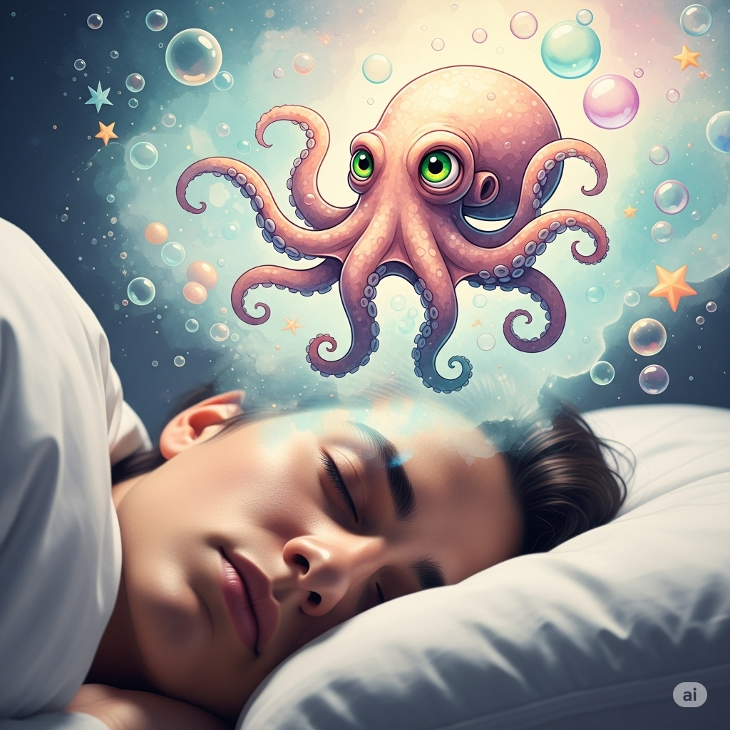 Sonhar com polvo