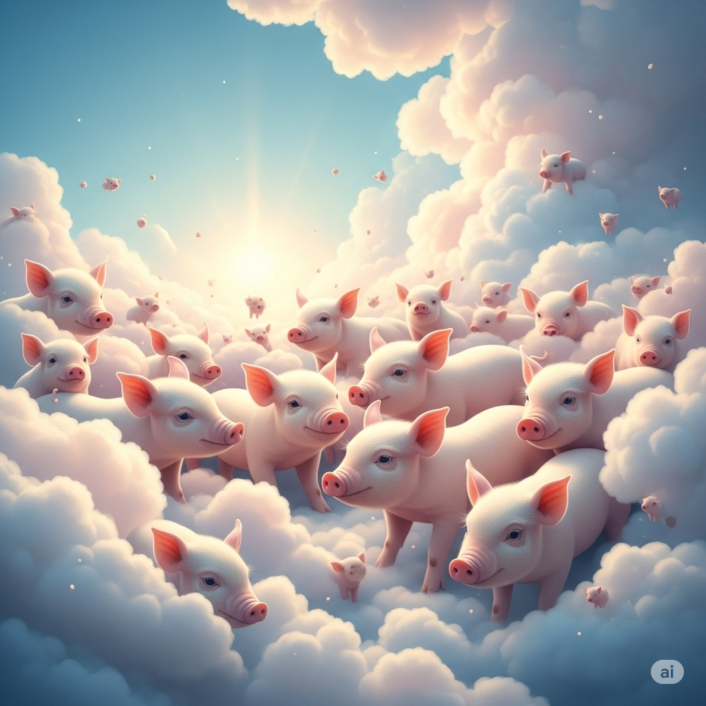 Sonhar com porcos filhotes