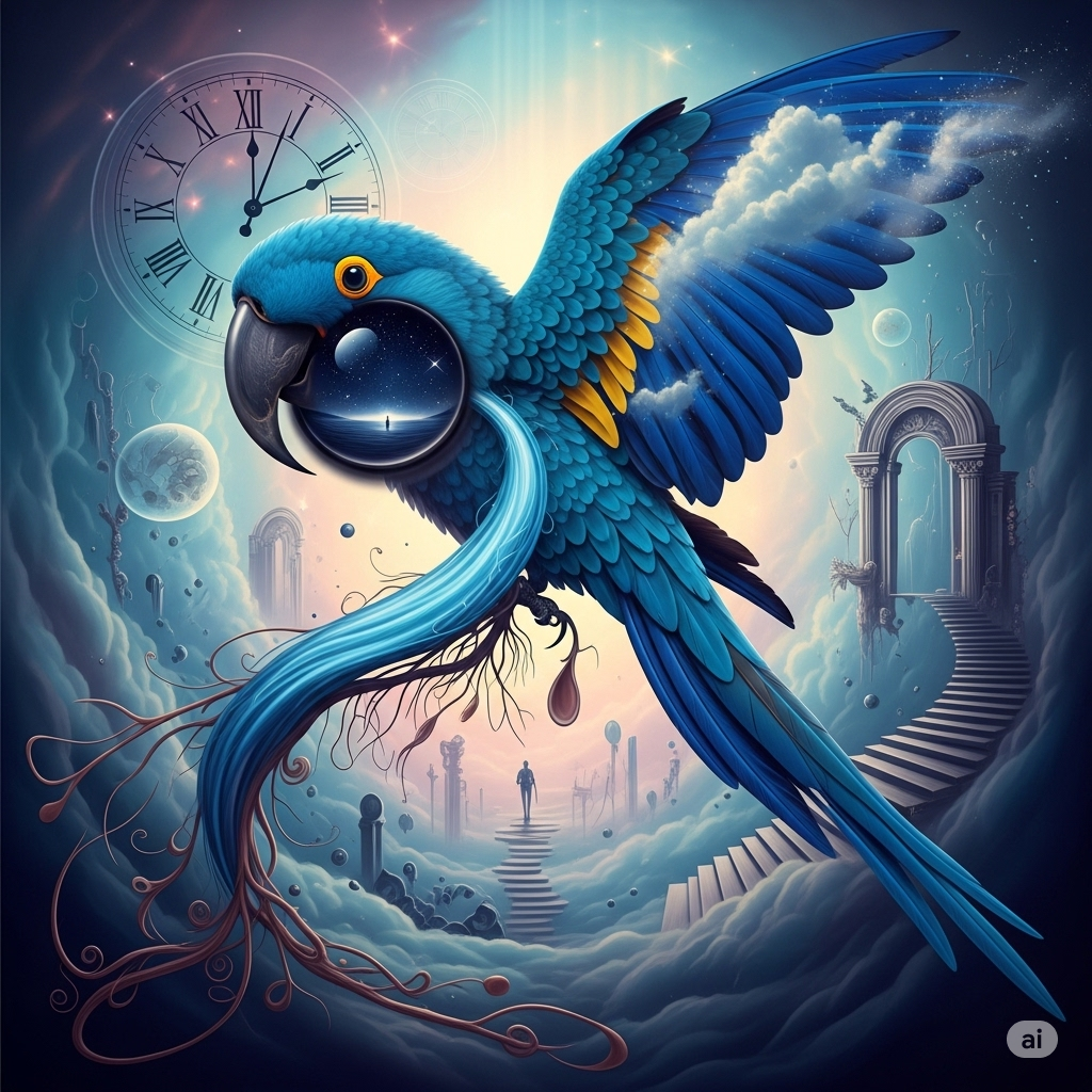 Sonhar com arara azul