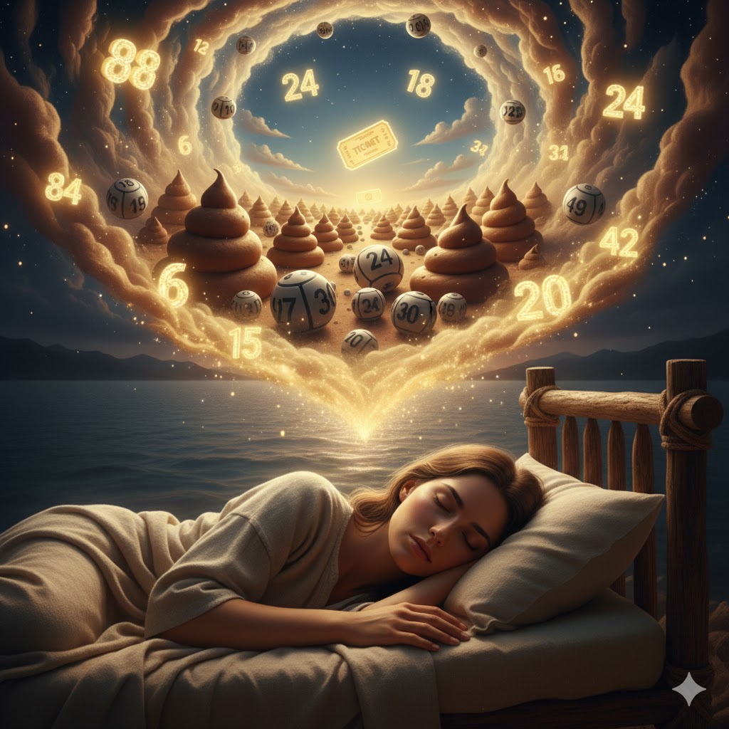 Sonhar com fezes números da sorte