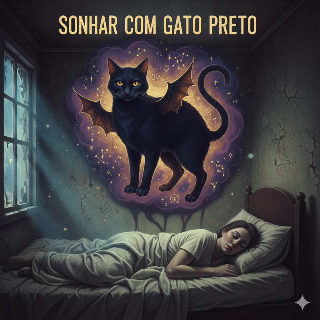 Sonhar com gato preto