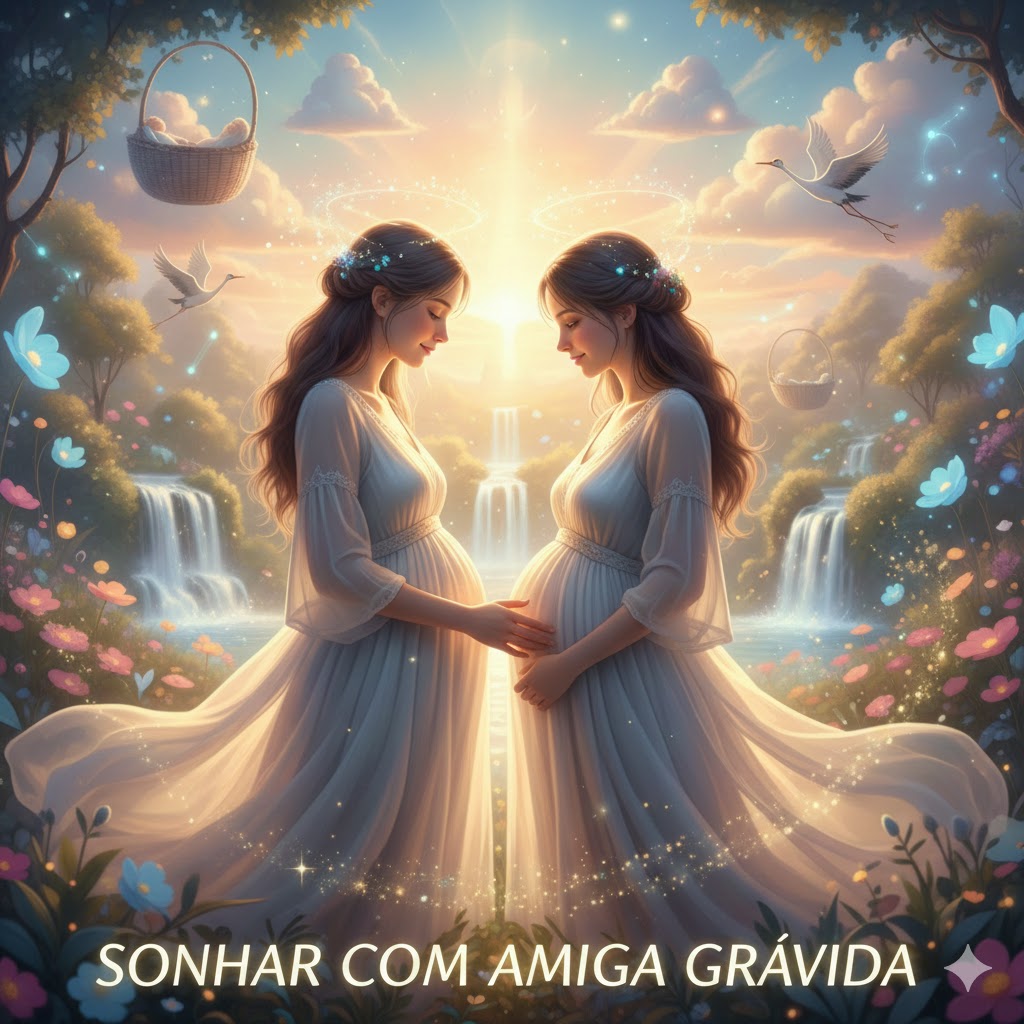 Sonhar com amiga grávida