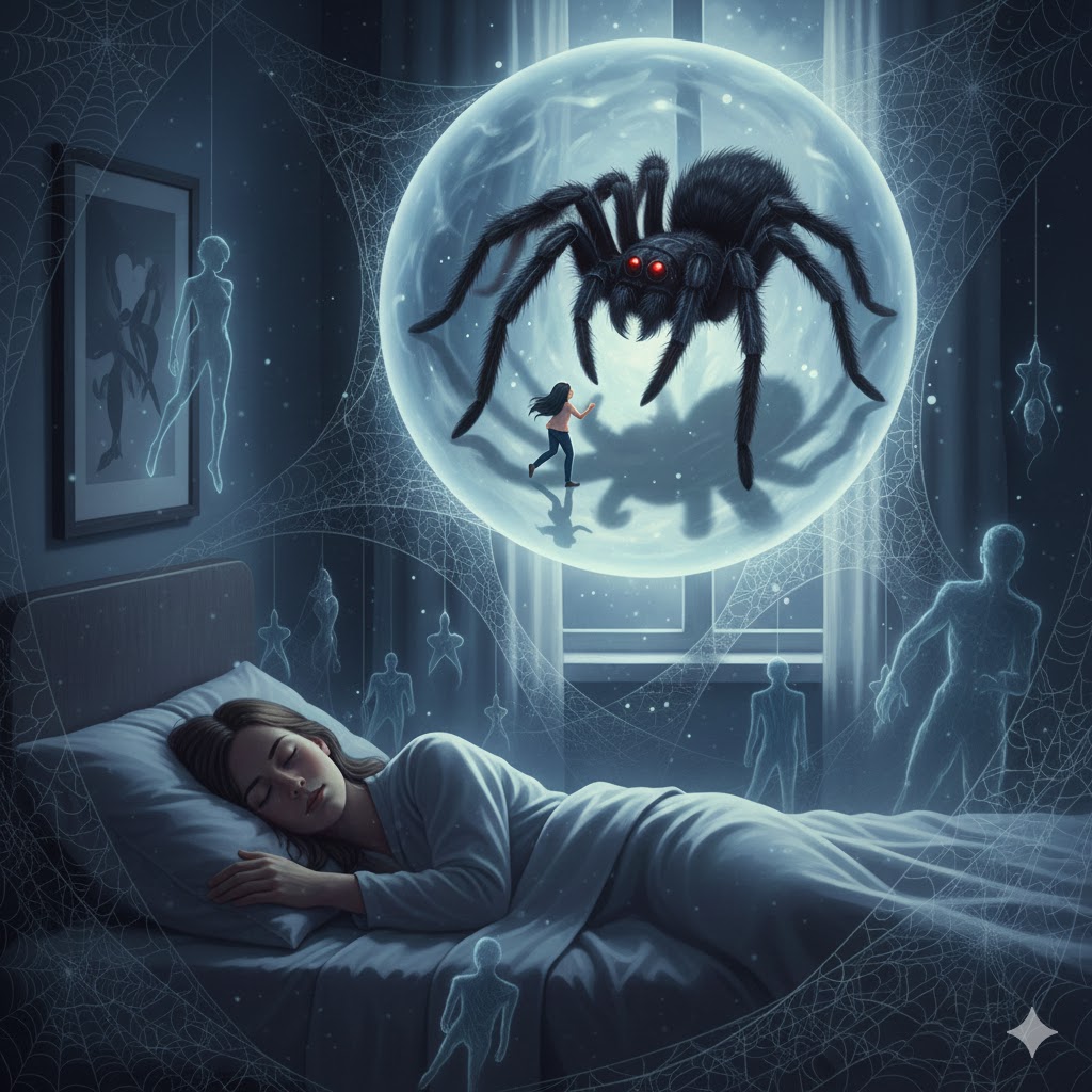 Sonhar com aranha preta