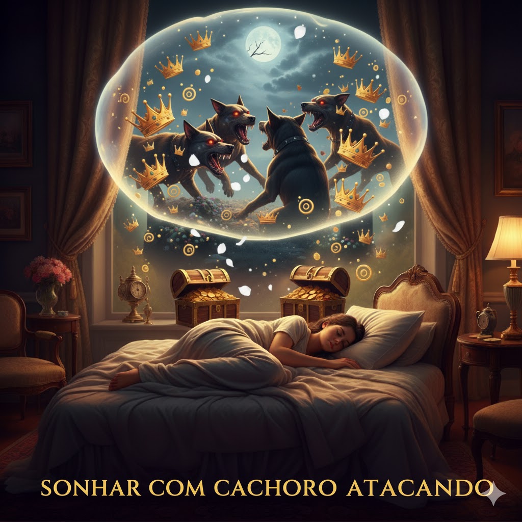 Sonhar com cachorro atacando