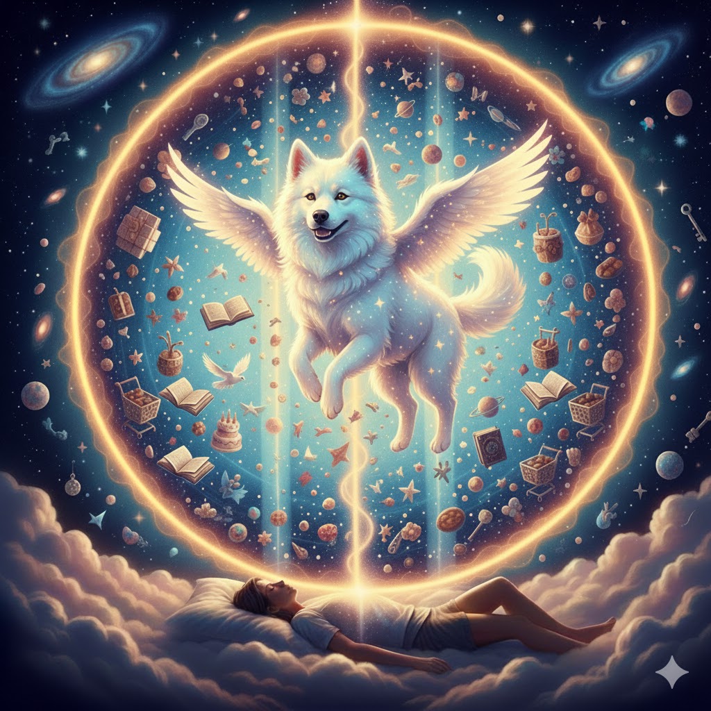 Sonhar com cachorro branco