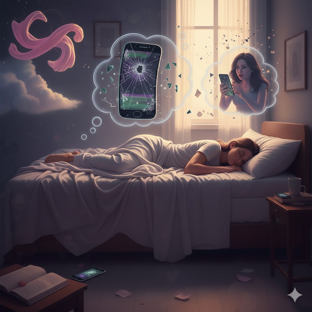 Sonhar com celular quebrado