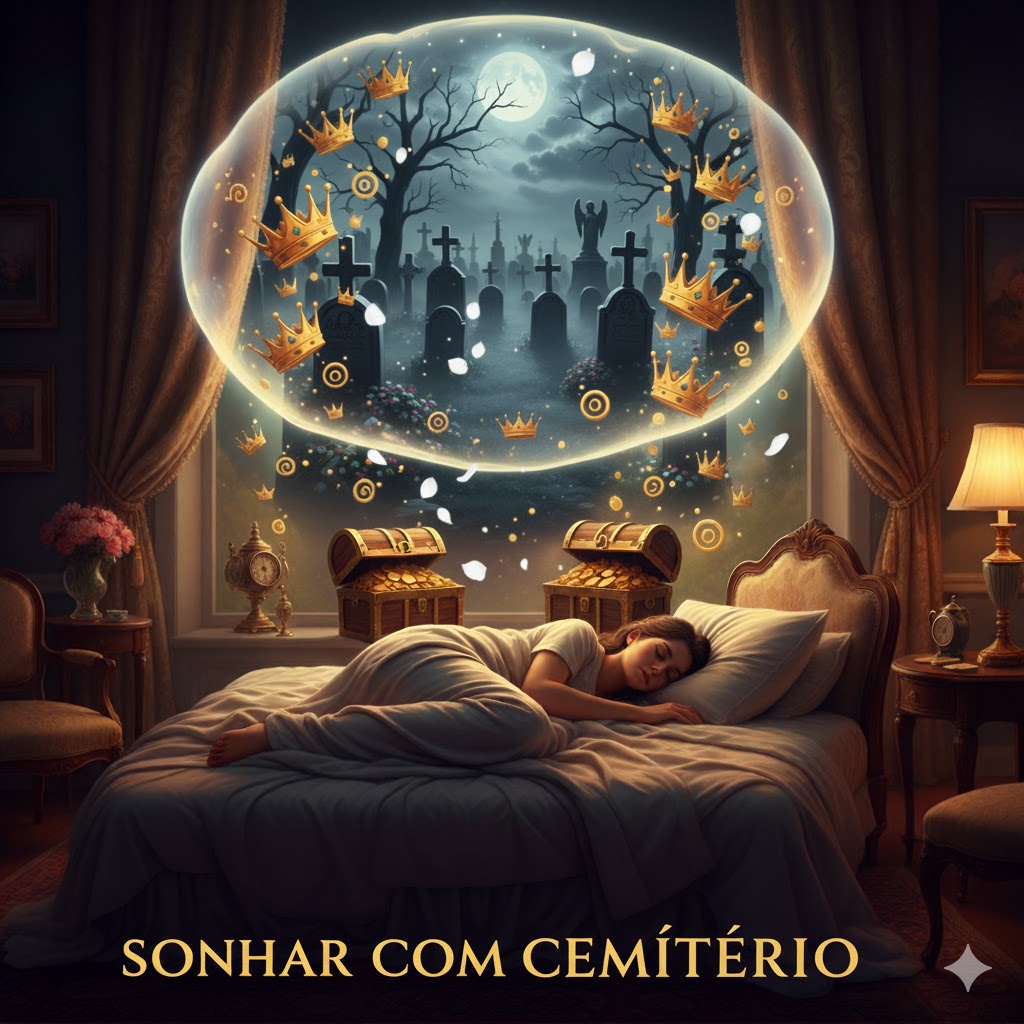 Sonhar com cemitério