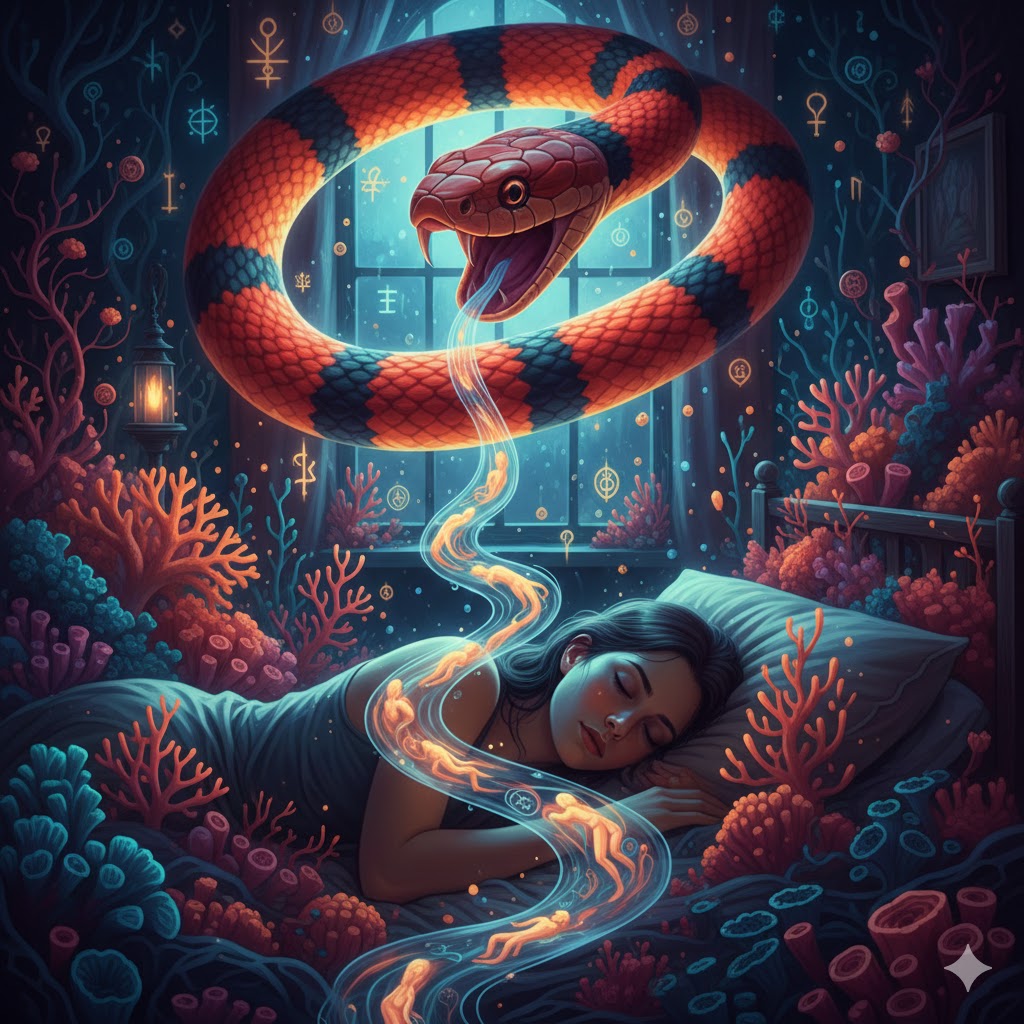 Sonhar com cobra coral