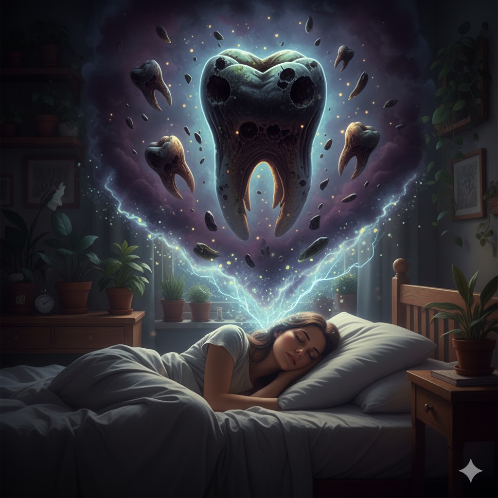 Sonhar com dente podre