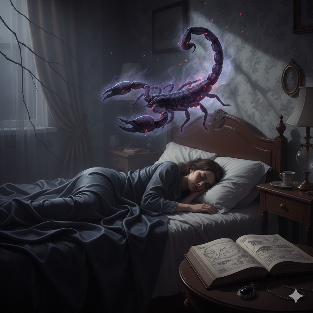 Sonhar com escorpião preto