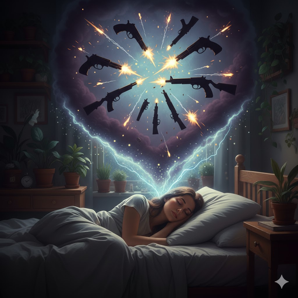Sonhar com tiroteio