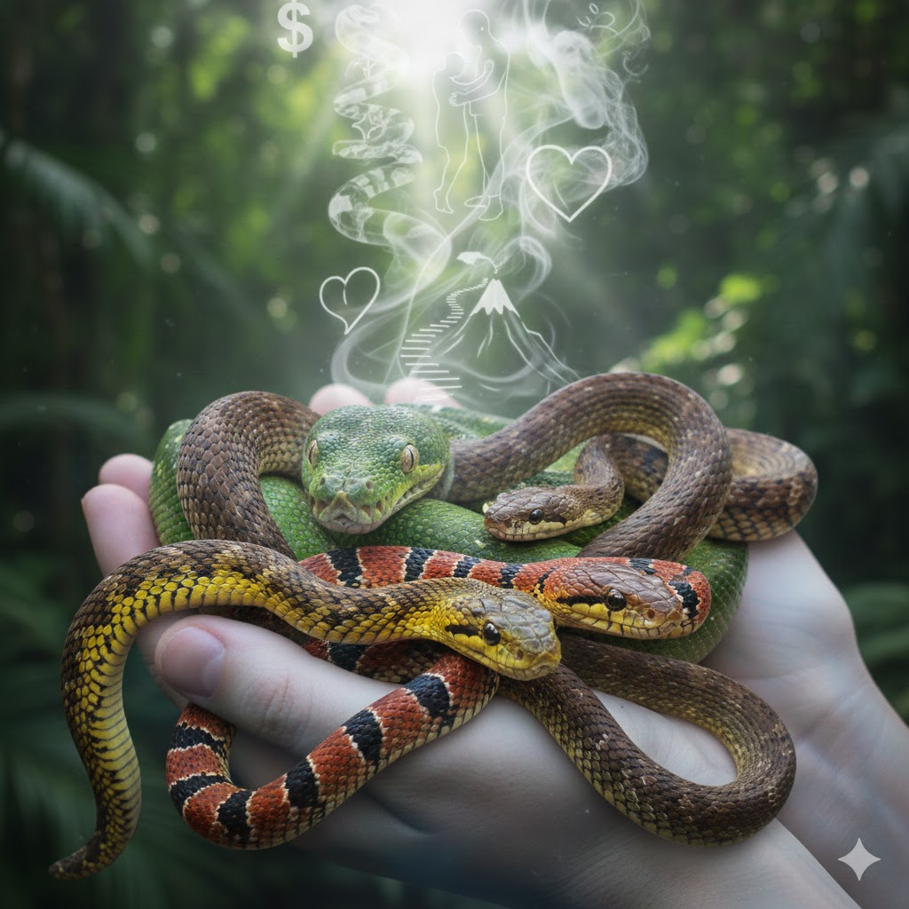 O que significa sonhar com cobras vivas