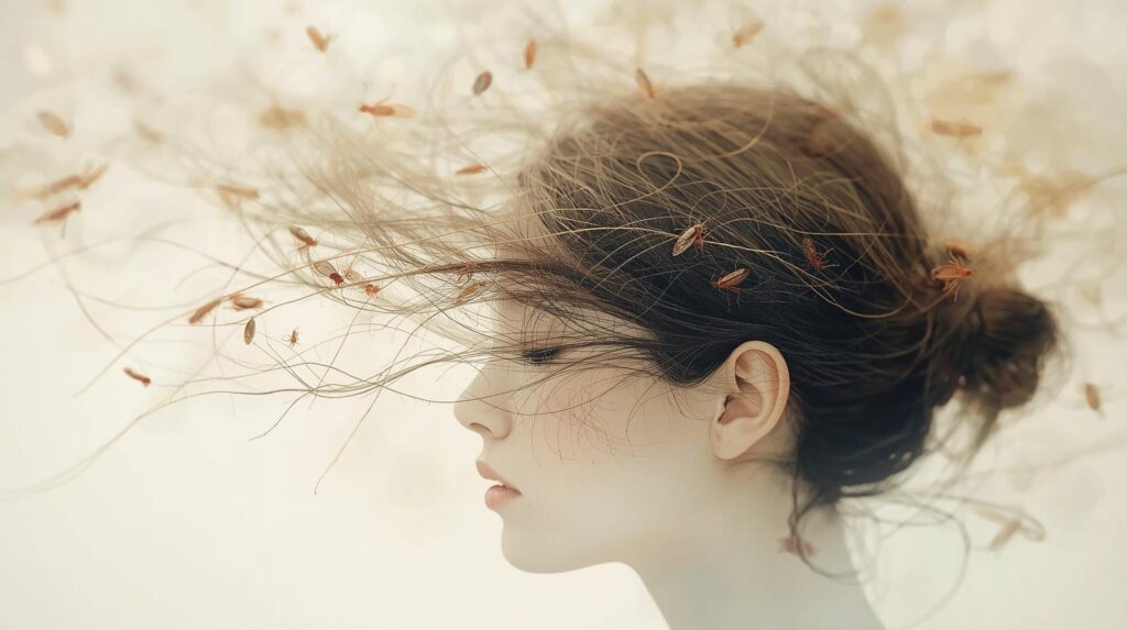 Sonhar com piolho na minha cabeça