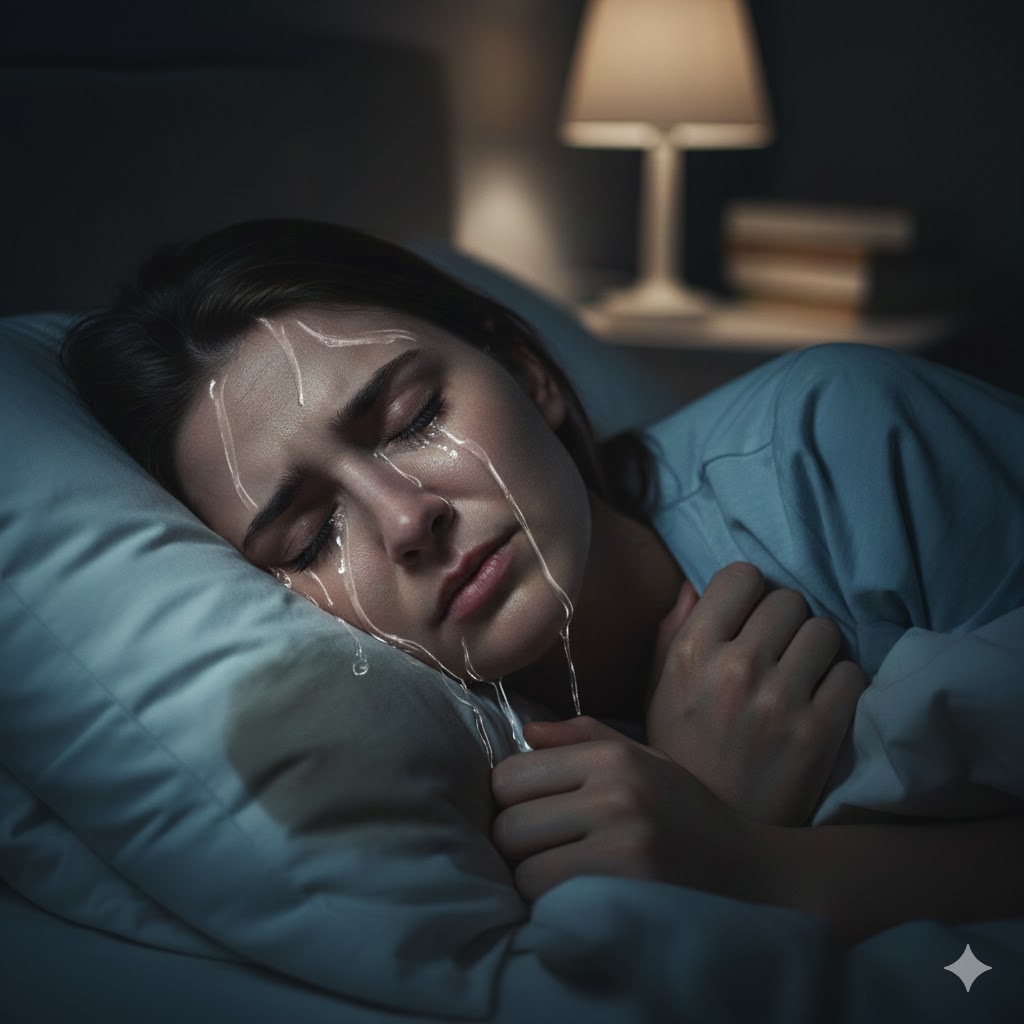 Sonhar chorando muito