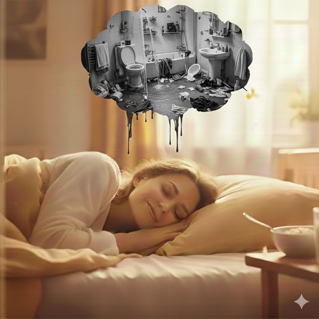 Sonhar com banheiro