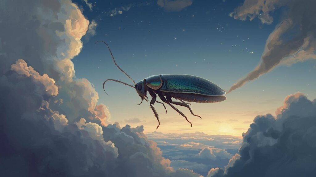 Sonhar com barata voadora