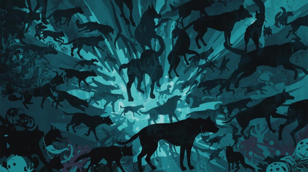 Sonhar com cachorros atacando