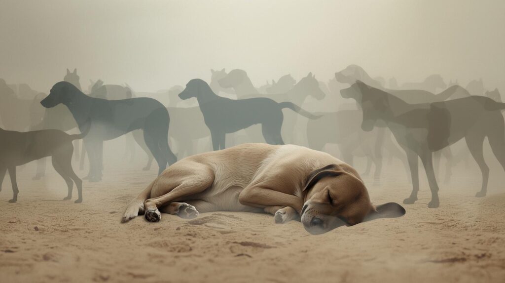 Sonhar com cachorros mortos