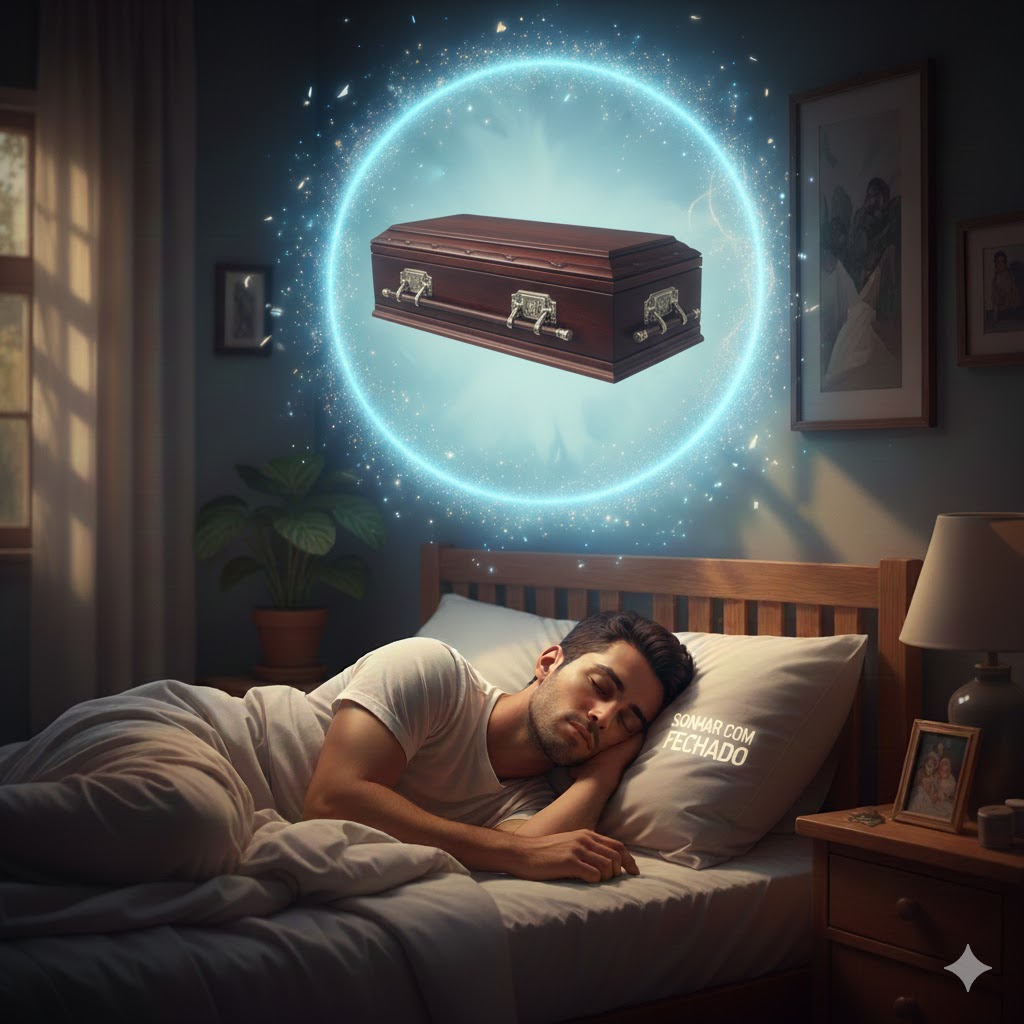 Sonhar com caixão fechado