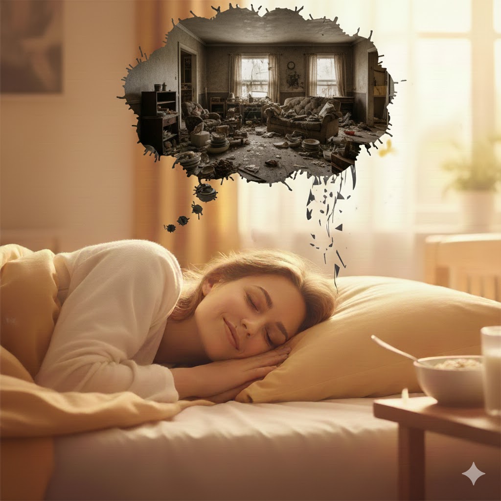 Sonhar com casa suja