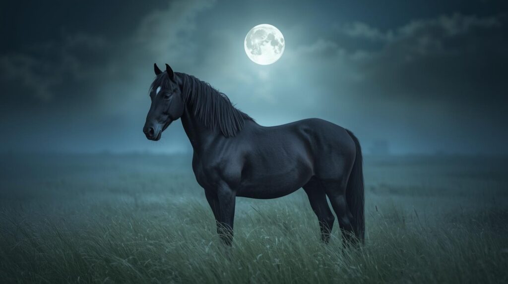 Sonhar com cavalo preto