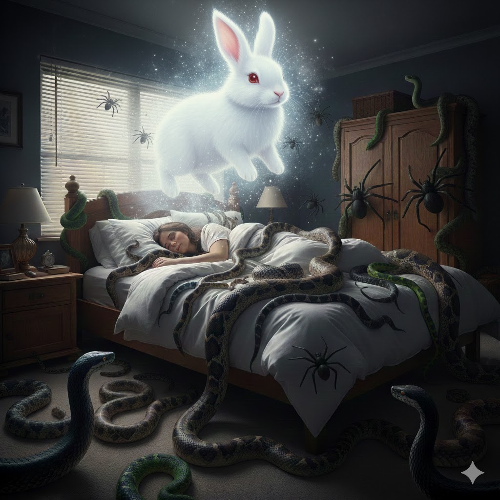 Sonhar com coelho branco