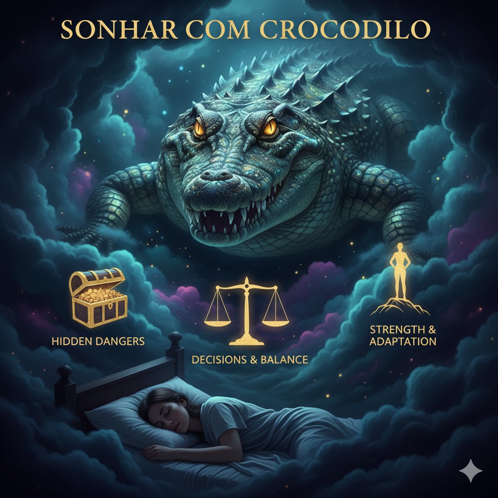 Sonhar com crocodilo