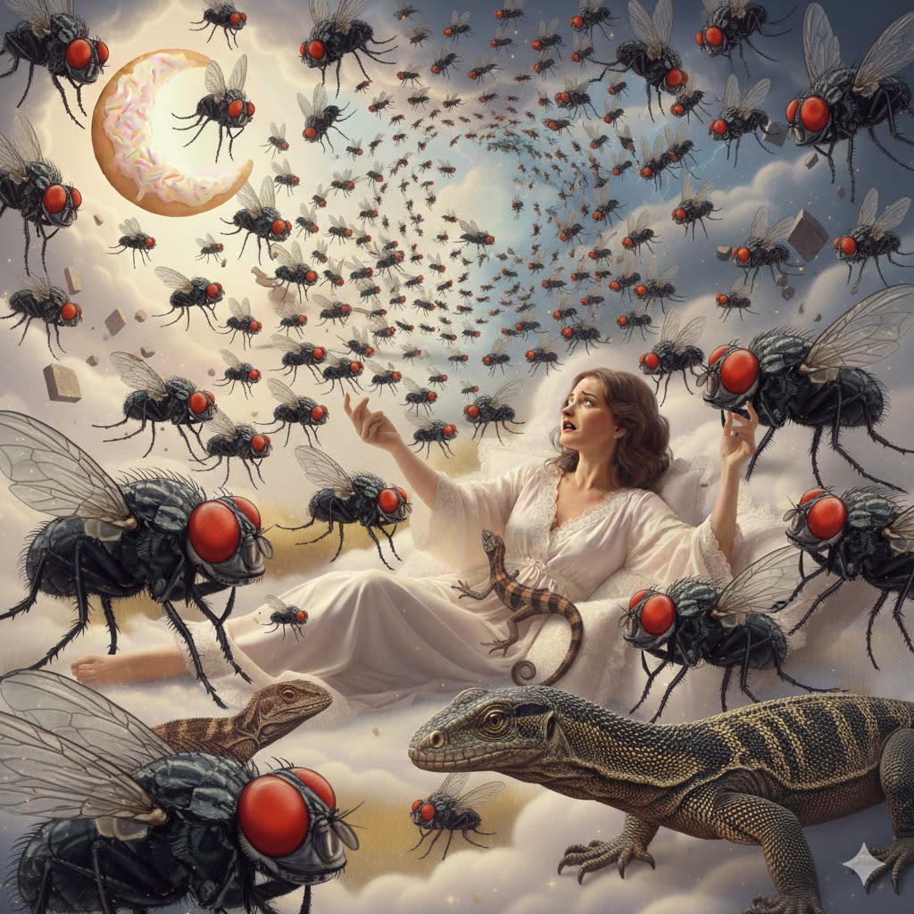 Sonhar com mosca