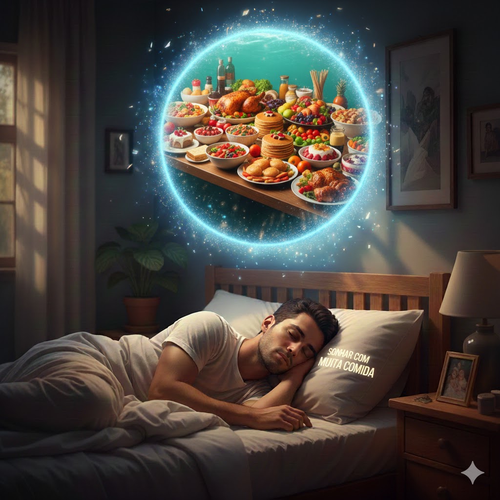Sonhar com muita comida