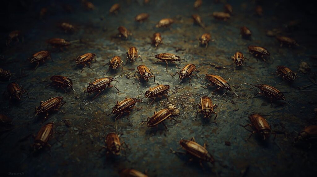 Sonhar com muitas baratas