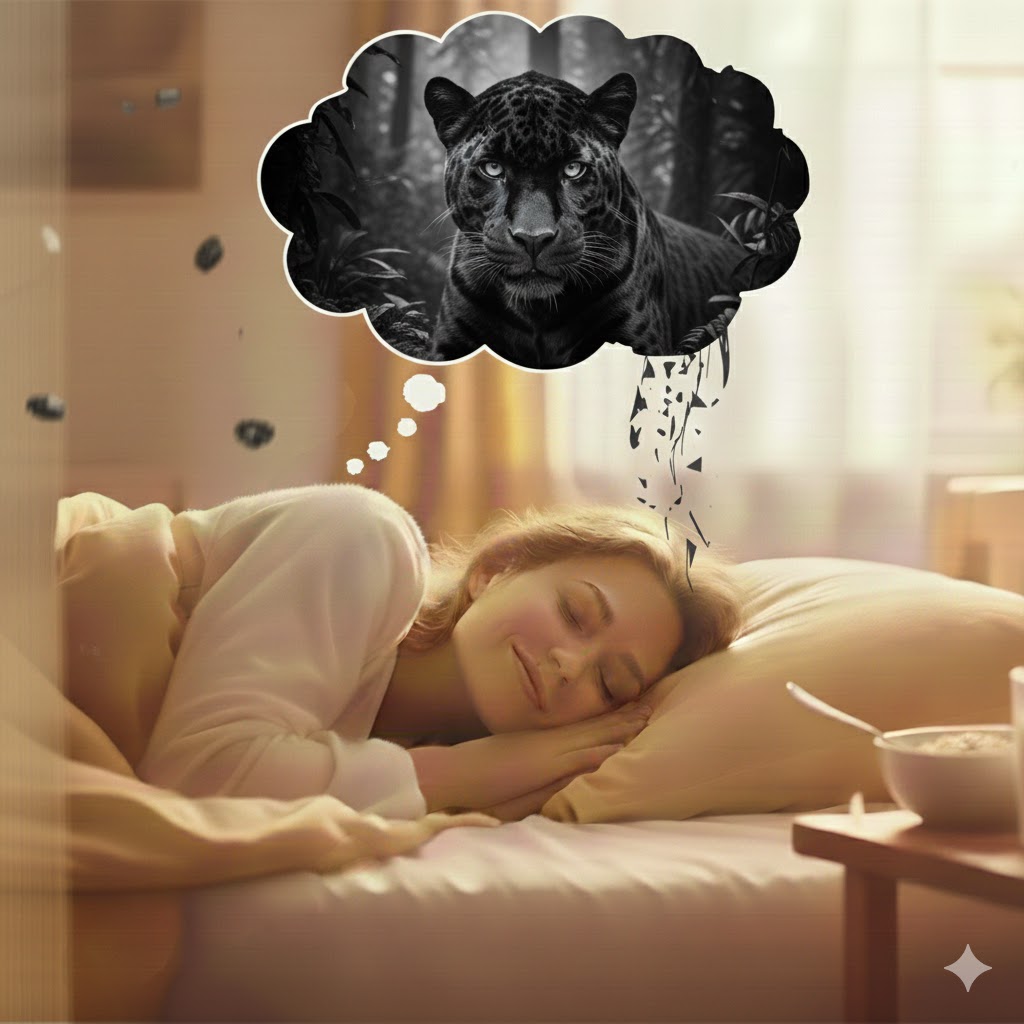 Sonhar com onça preta