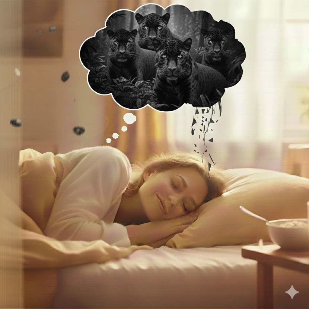 Sonhar com onças pretas