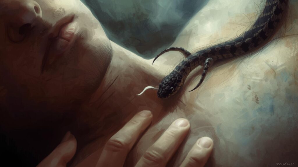 Sonhar com picada de cobra