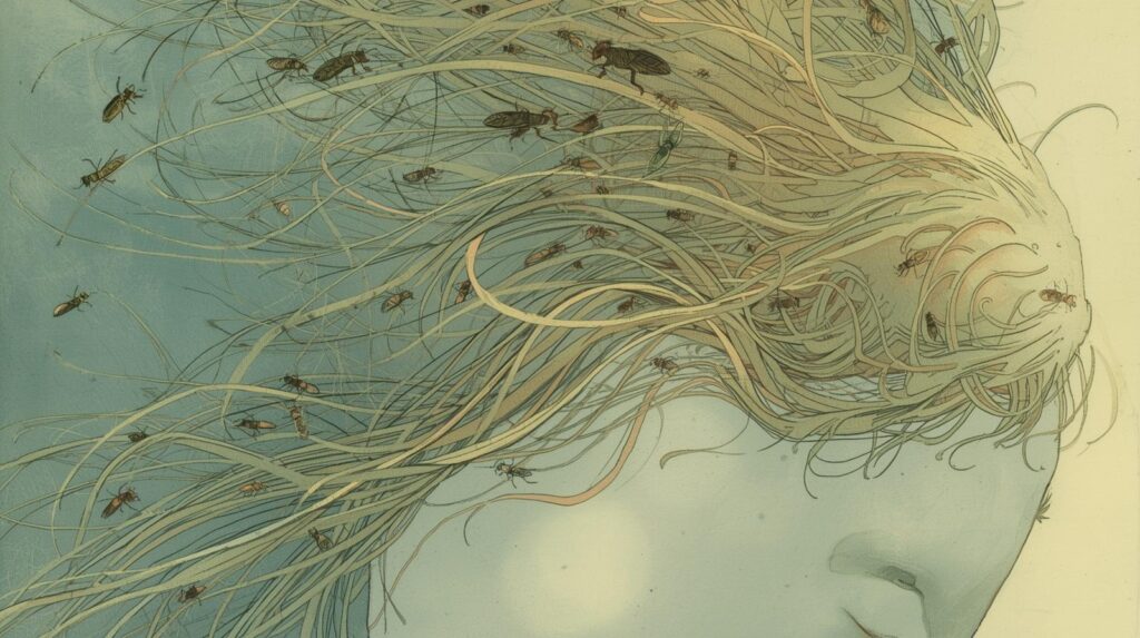 Sonhar com piolhos na cabeça