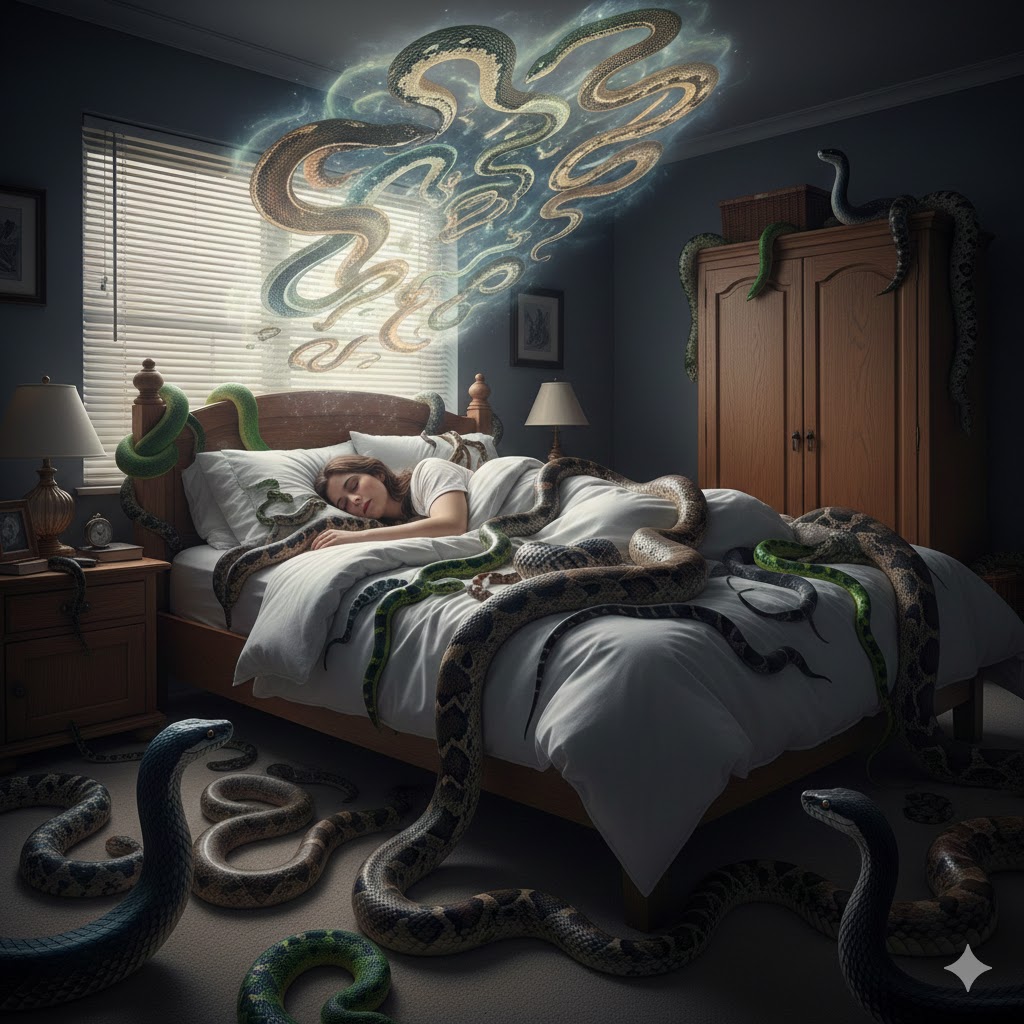 Sonhar com varias cobras