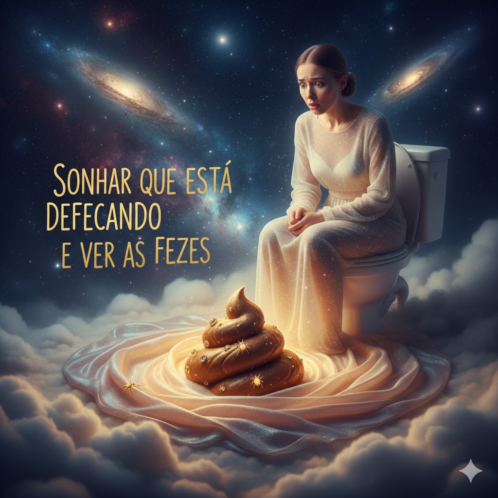 Sonhar que está defecando e ver as fezes