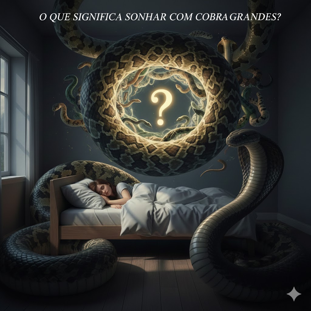 Sonhar com cobras grandes